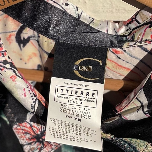 Just Cavalli Floral Button Up Shirt - Picture 11 of 14
